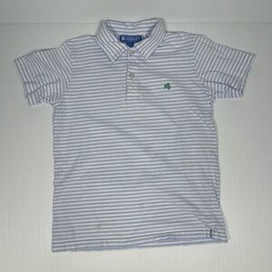 J. Bailey Boys Henry Polo - Blue/White Striped